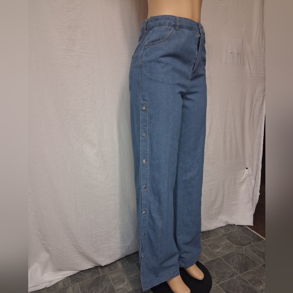 Sans Souci Wome Size M Light Blue Denim - Picture 4 of 16